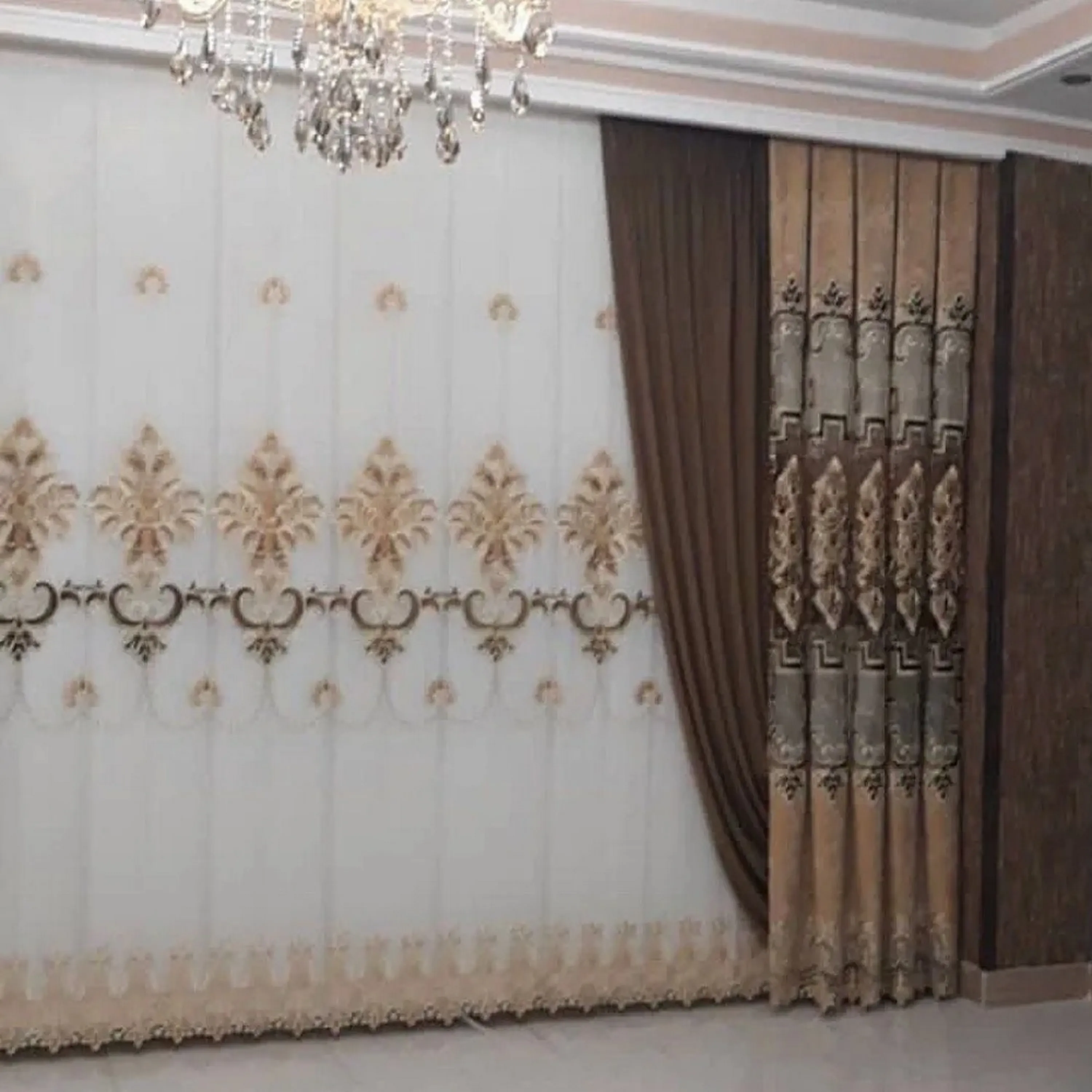 پرده سلطنتی پلیسه مدل 2224 پرده سلطنتی پلیسه مدل 2224